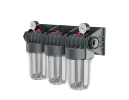 5" Tesisat Tipi Manometreli Deluxe Filtre Üçlü