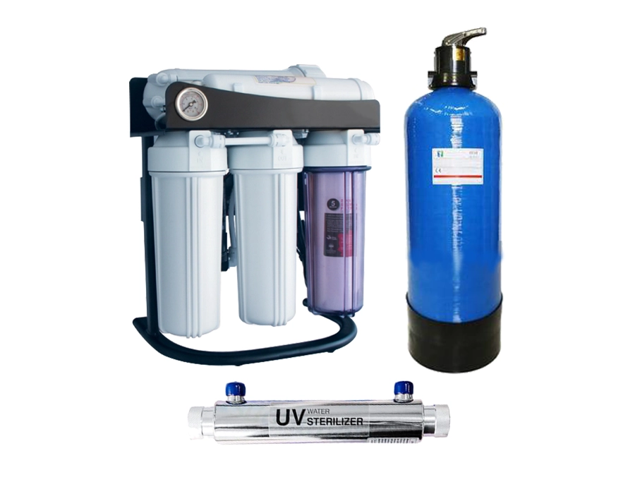 AQUASET RT-FE300-DI-UV Deiyonize Saf Su Cihazı AQUASET RT-FE300-DI-UV Deiyonize Saf Su Cihazı