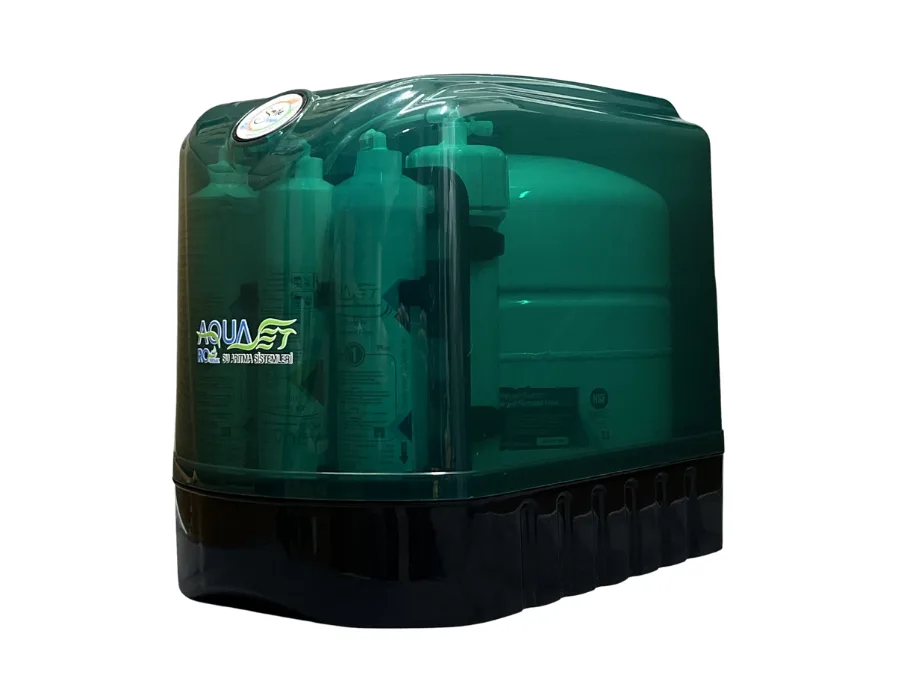 AQUASET RT-V105-P Smile Plus Serisi Kabinli Pompalı Su Arıtma Cihazı Yeşil AQUASET RT-V105-P Smile Plus Serisi Kabinli Pompalı Su Arıtma Cihazı Yeşil